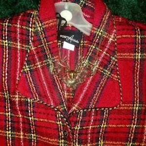 Beautiful Red Plaid Christmas Dress